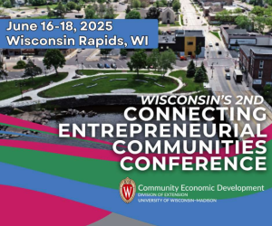 Opening slide for Connecting Entrepreneurial Communities Conference 2025 presentation